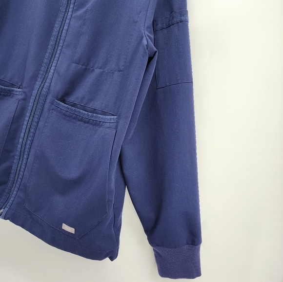 Figs Mens Zapote Scrub Jacket‎ Navy Blue Size Large - Picture 6 of 11